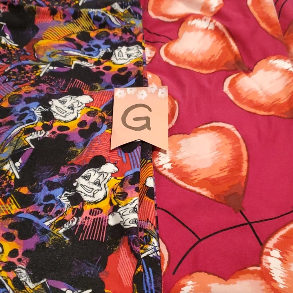 LLR (Lot G) Cruella Deville & Balloon hearts